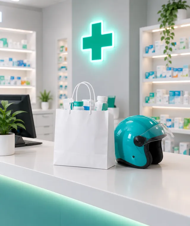 Nous allons à la pharmacie